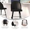 Flash Furniture 2PK 30" Black LeatherSoft Armless Barstool AY-1026H-30-BK-GG - alternate 5
